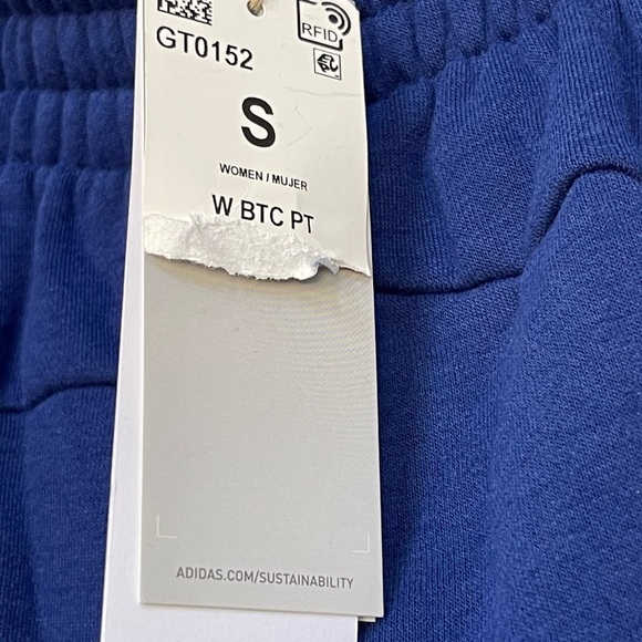 Adidas ESSENTIALS WARM GOLDEN LOGO PANTS size small - Picture 5 of 10